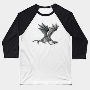 Silver Dragon Baseball T-Shirt